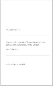 Textmuster Innenseite